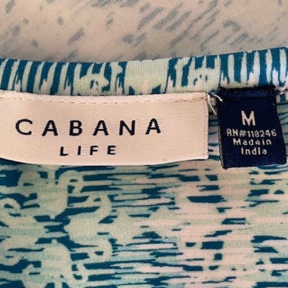 CABANA LIFE Short Sleeve Knit Shift Dress UPF 50 - Picture 7 of 16